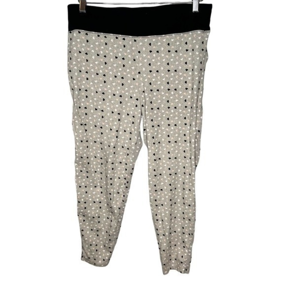 Cacique by Lane Bryant plus size heart print gray lounge pj pants size 14/16